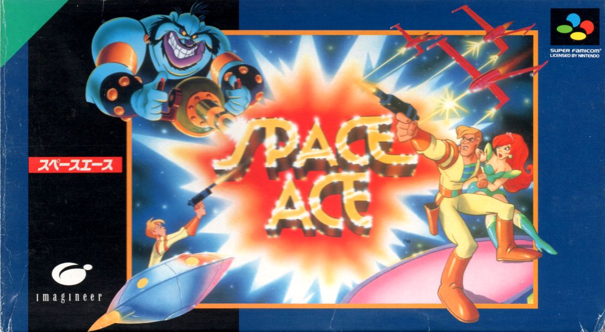 Space Ace box art for Super Nintendo